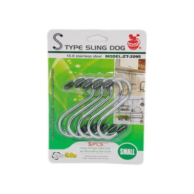 Stainless Steel S-Hooks 3.5cm (5 Pcs)