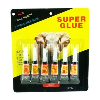 Super Glue 6pk