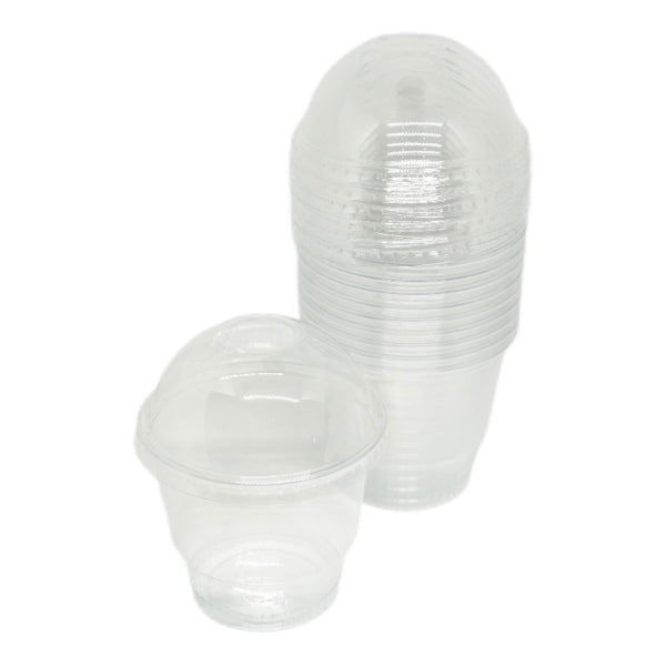 120pk BULK of Pet Cups With Dome Lids 12oz