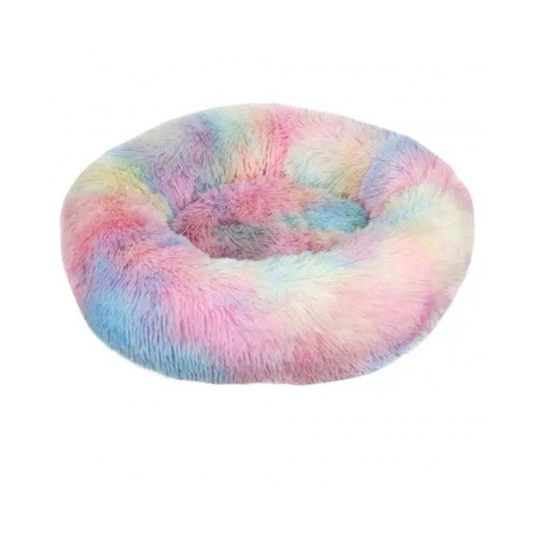 Medium Rainbow Donut Pet Bed 70x70x16cm