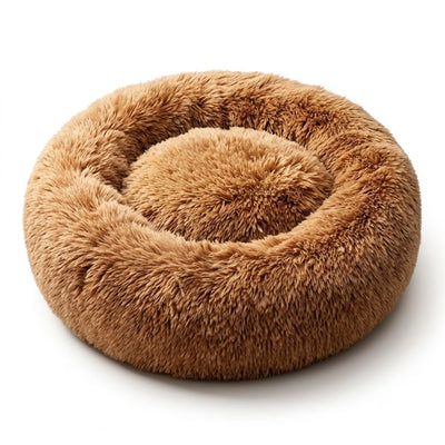 Calming Donut Bed 90x90x19cm (Tan)