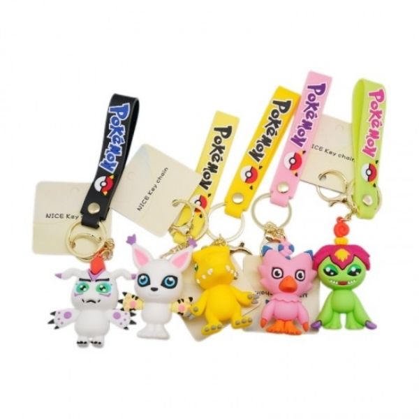 Assorted Digimon Keyring 6cm