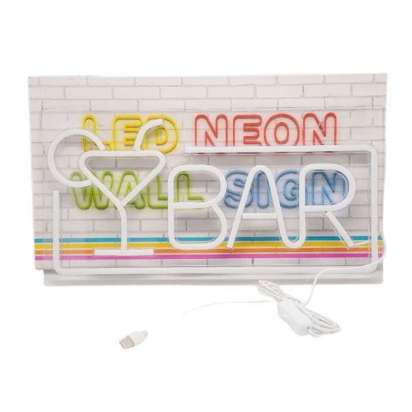 Bar Neon Sign - USB Operated 42x22cm