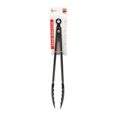 Metal Tongs Plastic Tipped 32cm