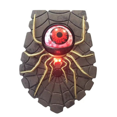 Lightup Eyeball Spider With LED Lighting and Sound 13x7.5x18cm (Battery Operated)