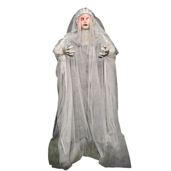 Animated Halloween Standing Zombie 180x40x45cm (Battery Operated)