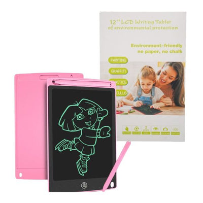 Kids 12in LCD Writing Tablet (Assorted black, pink and blue)