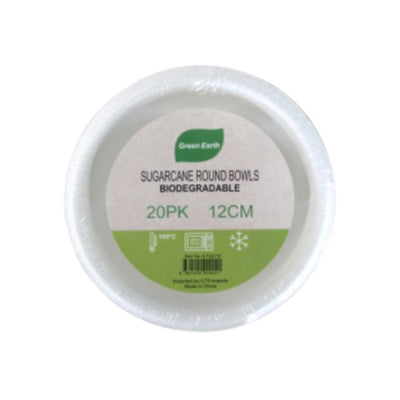 Sugarcane Round Bowls 12cm 20pk