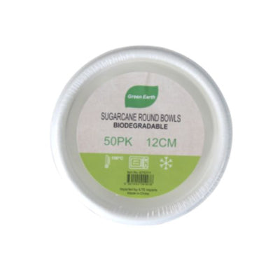 Sugarcane Round Bowls 12cm 50pk