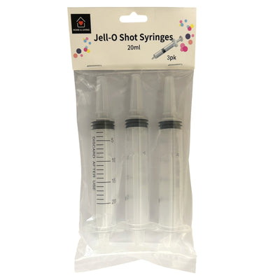 Jell-O Shot Syringes 20ml (3pk)