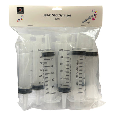 Jell-O Shot Syringes 60ml (10pk)