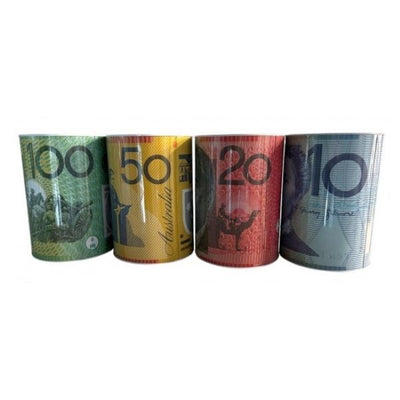 Large Metal Money Tin (15x21.5cm)