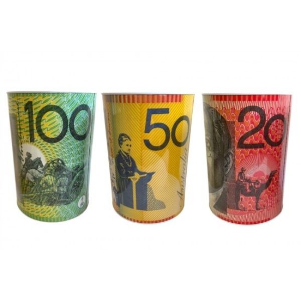 Extra Large Metal Money Tin (20x34cm)