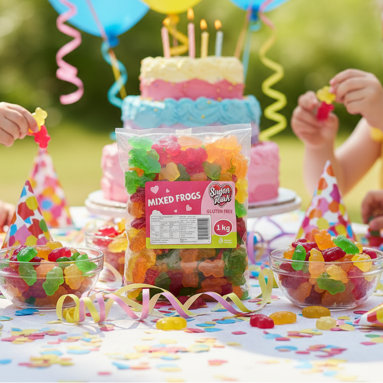 Sugar Rush Gummy Mixed Frogs 1kg