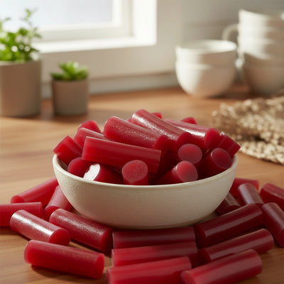 1kg Strawberry Licorice Chunks