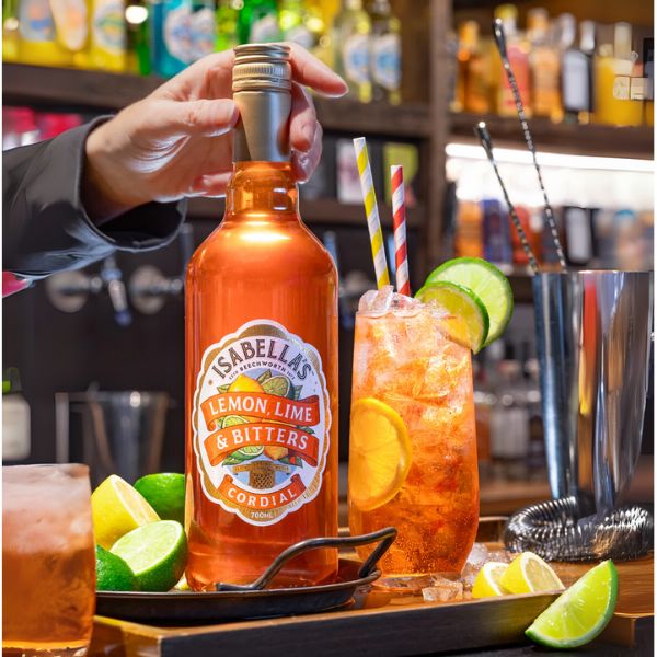 Isabella's Lemon Lime and Bitters Cordial 700ml