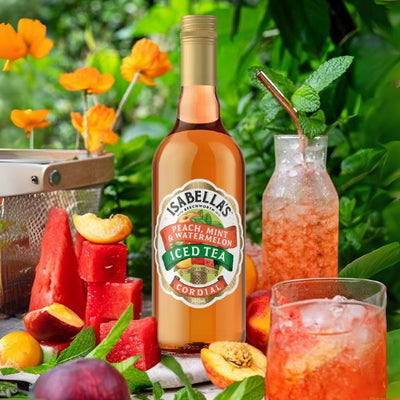 Isabella's Peach Mint and Watermelon Ice Tea Cordial 700ml