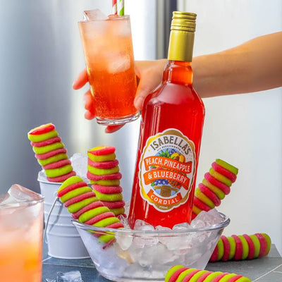 Isabella's Peach Pineapple and Blueberry Cordial 700ml