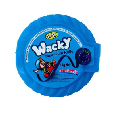 JOJO Wacky Bubblegum Rolls Blueberry 15g