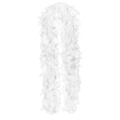 White Feather Boa 110cm