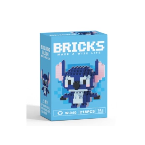Stitch Bricks 3D Lego 6.2x6.2x3.9cm