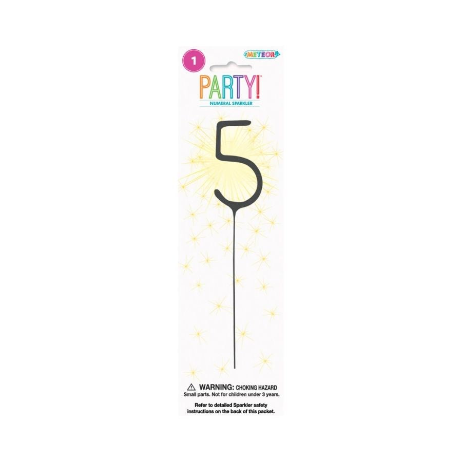 Numeral Sparkler - No 5