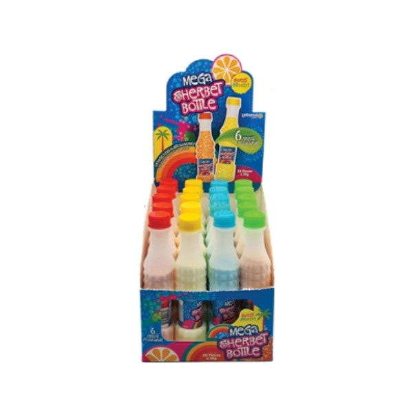 20pk Assorted Mega Sherbet Bottle 36g