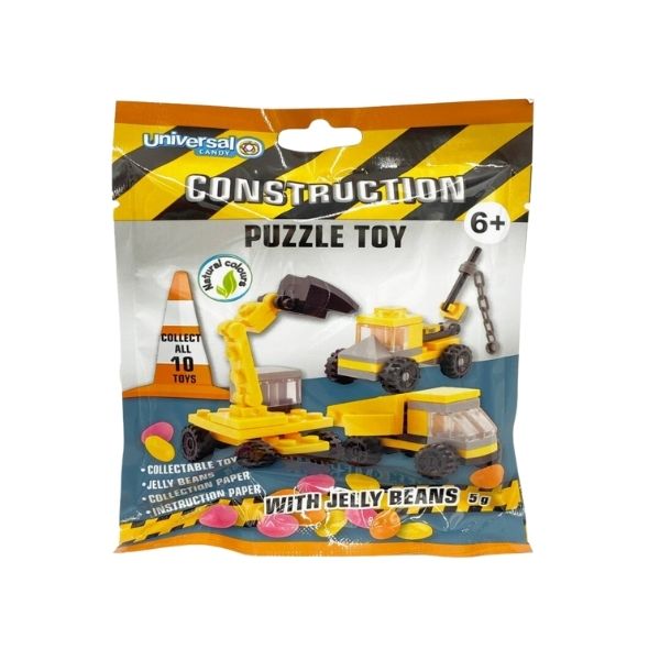 Construction Puzzle Toy with Jelly Beans 5g