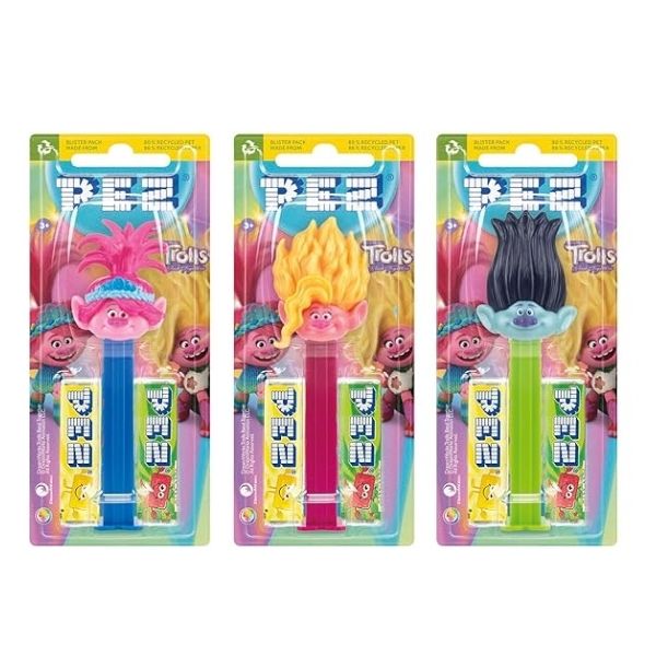 PEZ Dispenser Assorted Trolls 17g