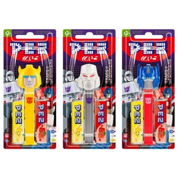 PEZ Dispenser Assorted Transformers 17g