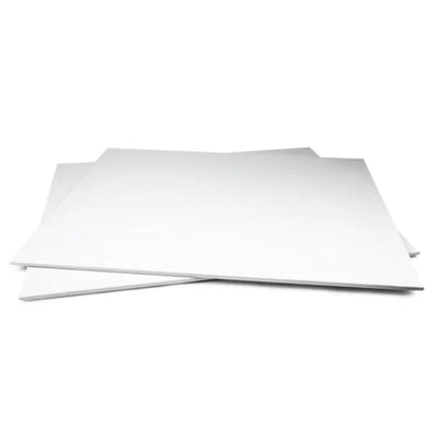 14x18in Rectangle Masonite Cake Board - White