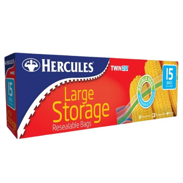 15pk Hercules Large Storage Bags