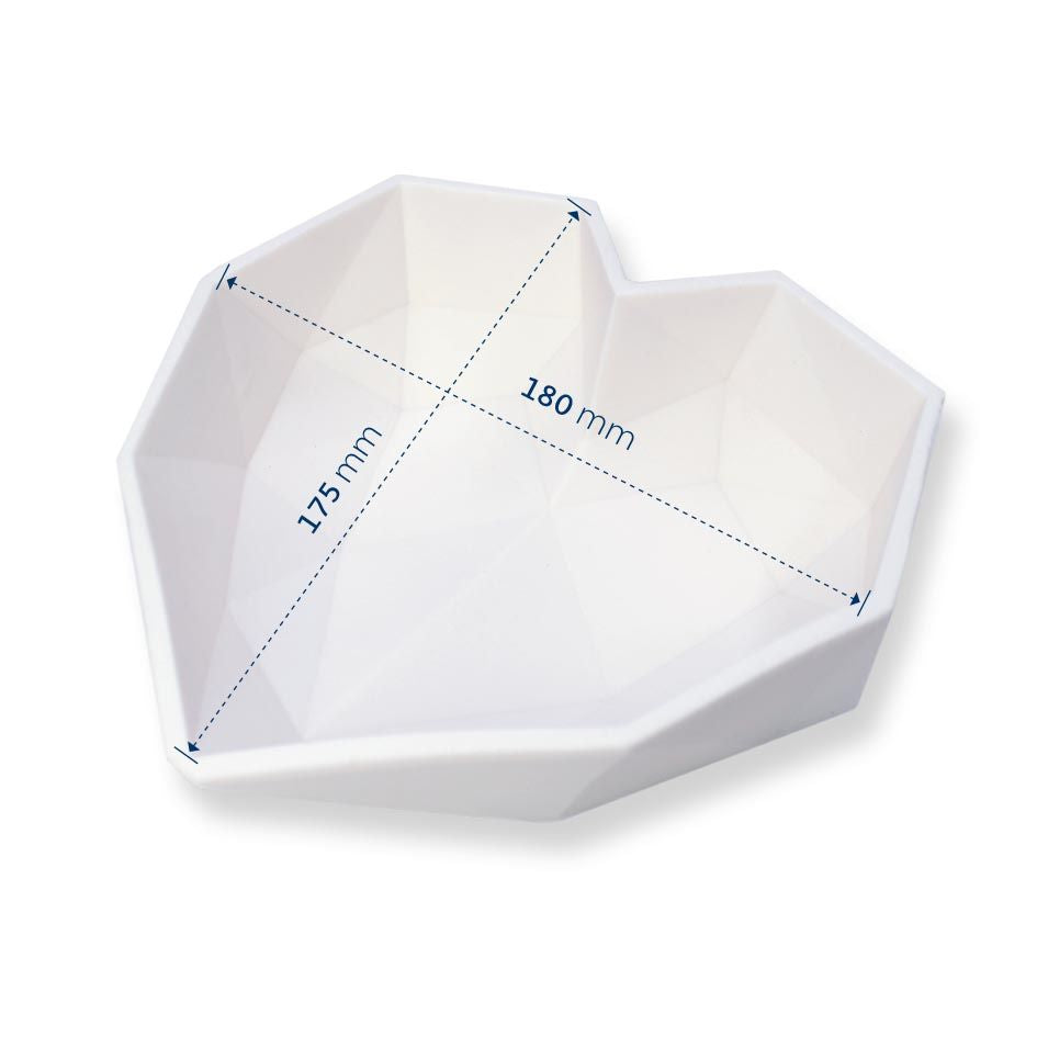Loyal One Geometric Heart Silicone Mould