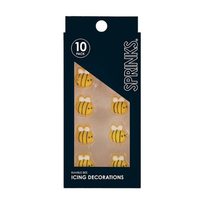 Sprinks Bumble Bee Icing Decorations (10 Pieces)