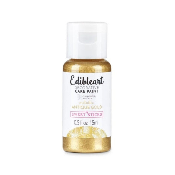 Antique Gold Edible Decorative Paint by Sweet Sticks 15ml