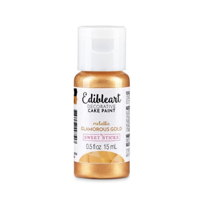 Glamorous Gold Edible Decorative Paint by Sweet Sticks 15ml