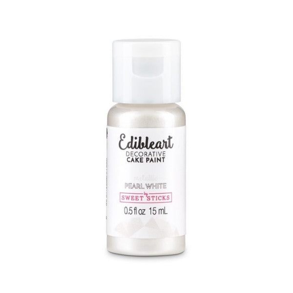 Pearl White Edible Decorative Paint by Sweet Sticks 15ml