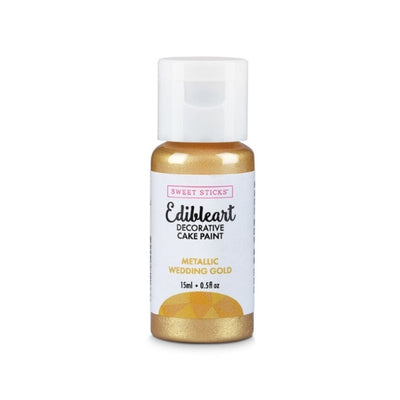 Wedding Gold Edible Decorative Paint by Sweet Sticks 15ml