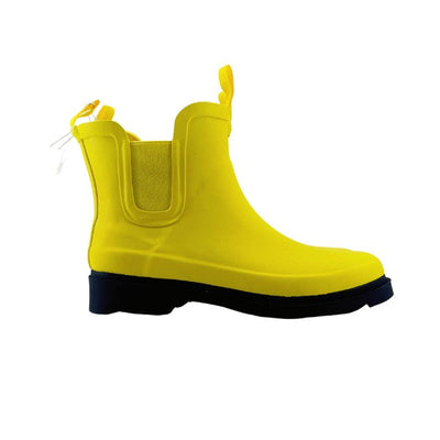 Yellow and Black 100% Rubber Stompers Boots