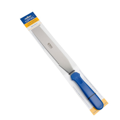 25cm Loyal Spatula/Serrated Knife With A Plastic Handle