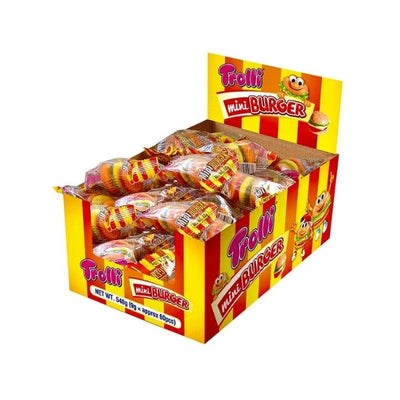60pk Trolli Mini Gummi Burger 9g