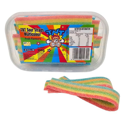 TNT Sour Straps Multicolour 300g