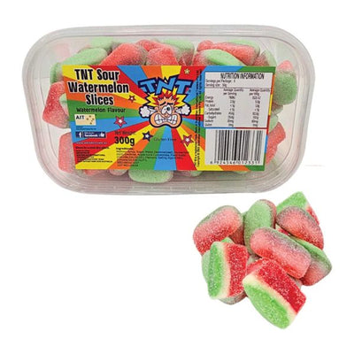 TNT Sour Watermelon Slices 300g