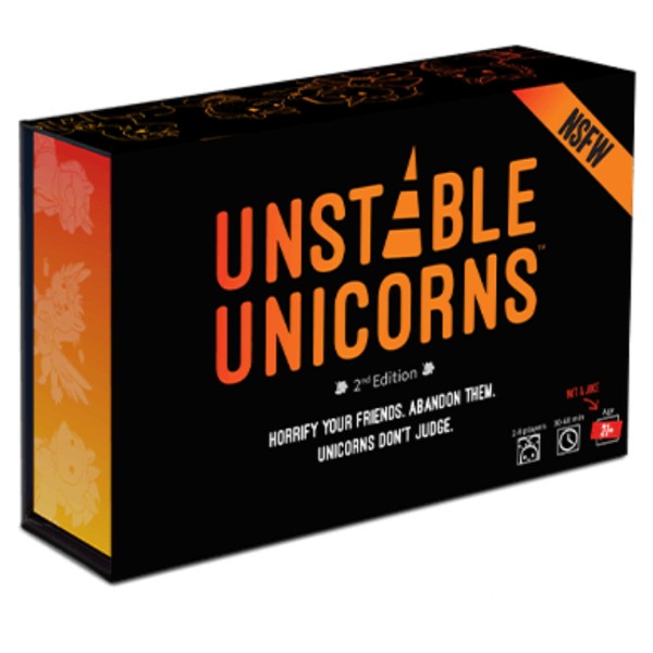 Unstable Unicorns Black NSFW Card Game