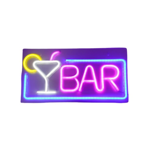 Bar Neon Sign - USB Operated 42x22cm