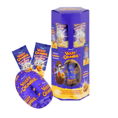 Violet Crumble Egg and Bunnies Casket 110g