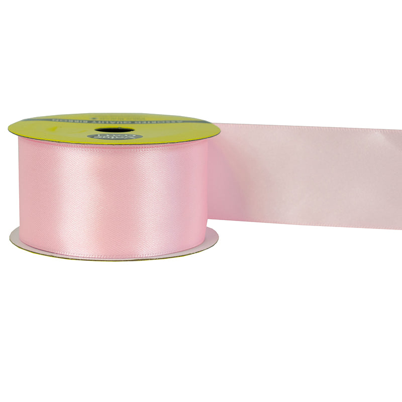 38mm Baby Pink Polyester Satin Ribbon 3m