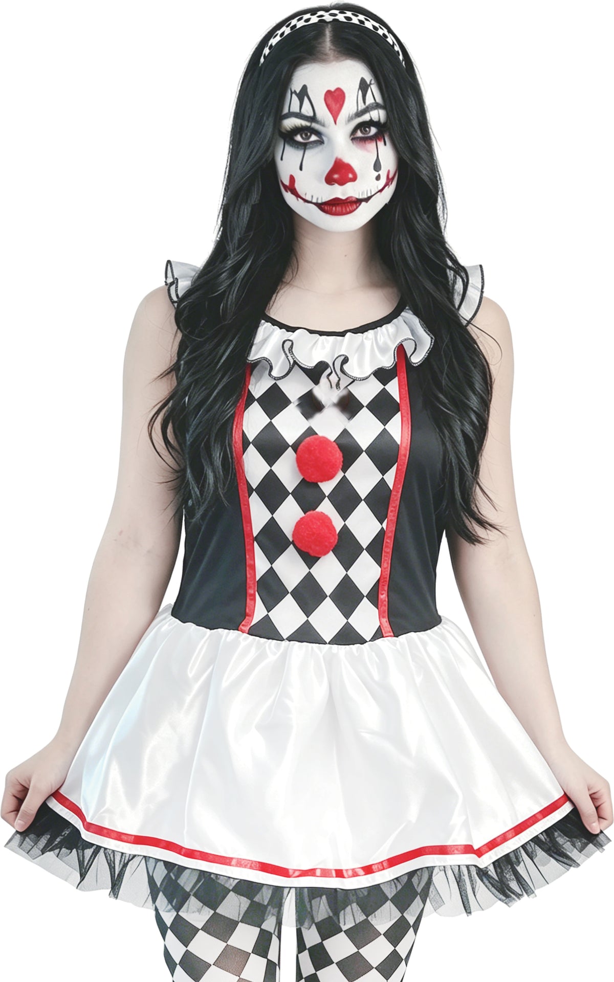 Costume Sinister Diamond Jester Adults