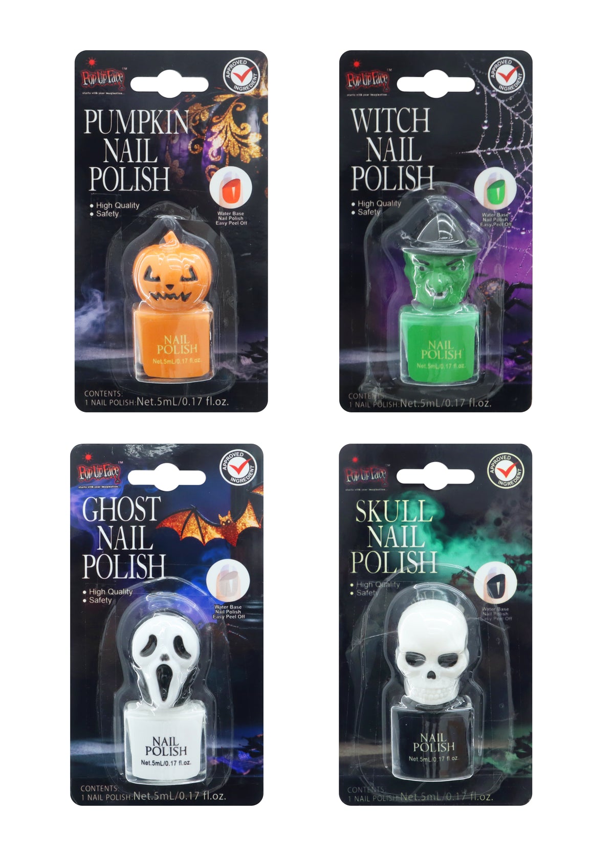 Halloween Nail Polish 5mL (colour or design selected at random)