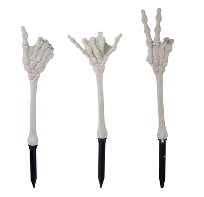 Bony Hand Stake 30cm (colour or design selected at random)